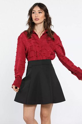 دامن مشکی زنانه رگولار GÜLSELİ - کد 885889059