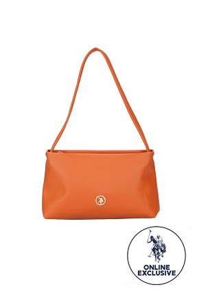 کیف دوشی نارنجی زنانه پلی استر U.S. Polo Assn. - کد 828125222