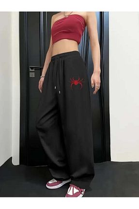 شلوار کرمگن مشکی زنانه اورسایز Touz Moda - کد 885957783