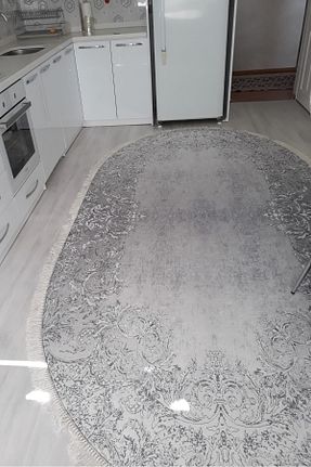 فرش طوسی قابل شستشو VOPTEKS - کد 754897367