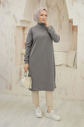 تونیک حجاب سرمه ای زنانه ویسکون Armine TREND - کد 885946387