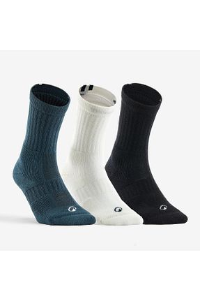 جوراب اسپرت آبی زنانه پنبه ای Decathlon - کد 885945289