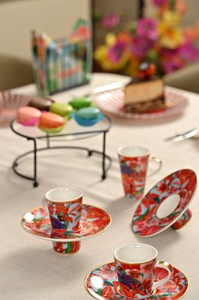 فنجان قهوه رنگی 6 نفره Edora Home - کد 885966551