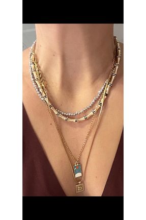 گردنبند استیل ( فولاد ) طلائی زنانه استیل (فولاد) The Nest - کد 885971345