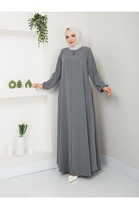 کلاه و ابایا طوسی زنانه پلی استر MODA ESRE FASHION - کد 343954618