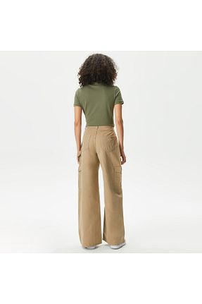 شلوار بژ زنانه پارچه Lacoste - کد 885998626