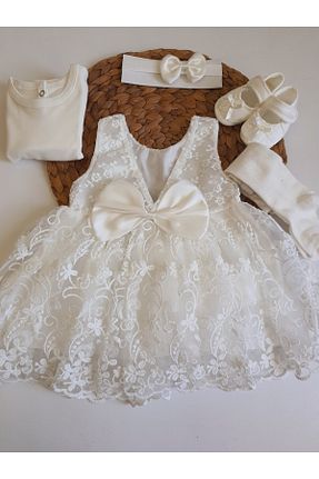 هدیه کودک سفید بچه گانه PİLEKİ BABY - کد 764749672