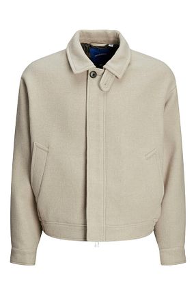کاپشن بژ مردانه رگولار Jack & Jones - کد 886003110