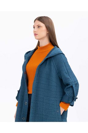 کلاه و ابایا آبی زنانه پنبه ای Gala-Xi - کد 775517840
