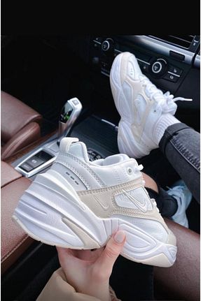 کفش اسنیکر سفید زنانه چرم اصل Nike - کد 856770870