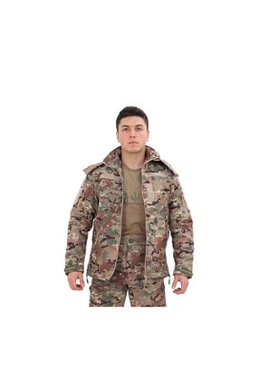 کاپشن قهوه ای مردانه رگولار SİNGLE SWORD - کد 759722251