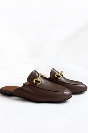 دمپائی سرمه ای زنانه چرم مصنوعی Melissa Boutique - کد 886039087