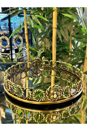 سینی بژ برنجی PLUS HOME - کد 867449600