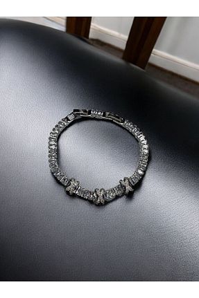 دستبند استیل (فولاد) طوسی زنانه استیل (فولاد) LUNİS LUXE - کد 886064686