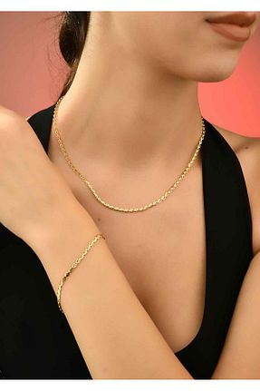 دستبند طلا زرد زنانه 14 عیار Hasalp Kuyumculuk - کد 886147191