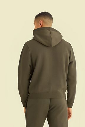 سوئیشرت خاکی مردانه ساده BayBayan - کد 886105911