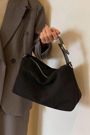 کیف دوشی مشکی زنانه چرم مصنوعی BAHELS - کد 886131599