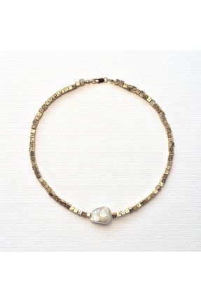 گردنبند جواهر طلائی زنانه سنگ طبیعی L´Atelier des Perles - کد 886135103