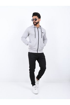 ست بالاتنه و پائین تنه طوسی زنانه بافت nurtex - کد 886138300