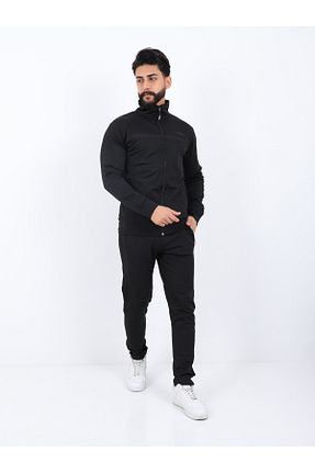 ست بالاتنه و پائین تنه سرمه ای مردانه بافت nurtex - کد 886141378