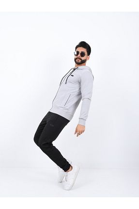 ست بالاتنه و پائین تنه طوسی زنانه بافت nurtex - کد 886138300