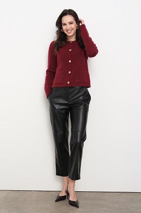 رویه زرشکی زنانه رگولار Qutu Butik - کد 886155255