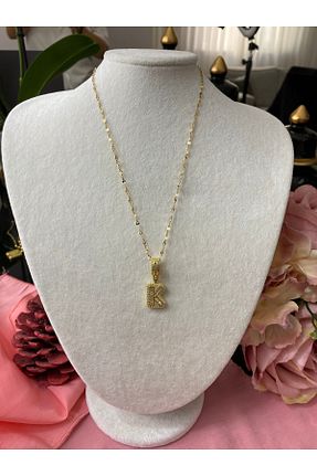گردنبند استیل ( فولاد ) طلائی زنانه استیل (فولاد) ELSE BİJUTERİ - کد 886157524