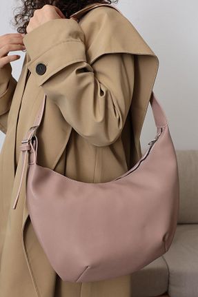 کیف دوشی صورتی زنانه چرم مصنوعی Mopia - کد 886157203