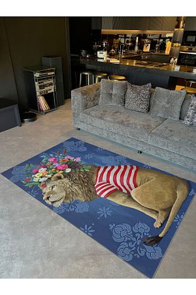فرش رنگی قابل شستشو Rugs Modern Halı - کد 886152664