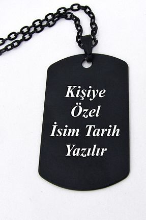 گردنبند استیل ( فولاد ) مشکی زنانه Takı Dükkanı - کد 765426065