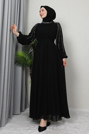 لباس حجاب مشکی زنانه رگولار GİZ AGİYİM - کد 886168125