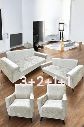 کاور مبل بژ مخمل MADAME BELLA - کد 886190195