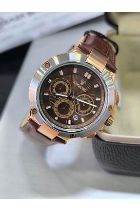ساعت مچی قهوه ای مردانه 41-45 میلی متر Raymond - کد 886177408