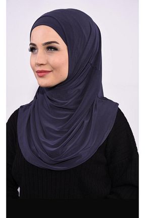 روسری طوسی پنبه ای Moda Asse - کد 738839316