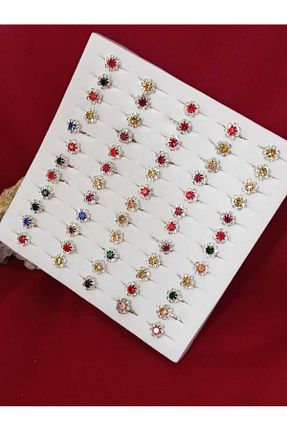 انگشتر جواهر رنگی بچه گانه زیرکن Hepimizin - کد 886170806