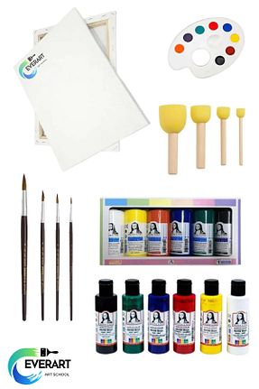 رنگ اکریلیک رنگی everart - کد 881717156
