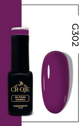 لاک ناخن دائمی بنفش CROJE KALICI OJE - کد 827370855
