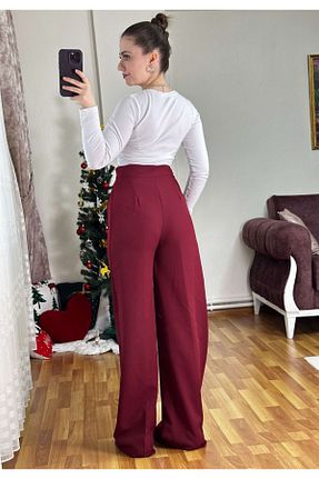 لباس زرشکی زنانه بافتنی KAESTA BUTİK - کد 886179740