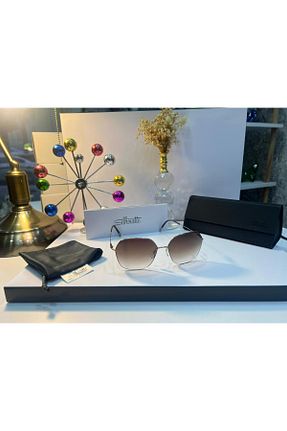 عینک آفتابی سفید زنانه 72 Silhouette - کد 886190838