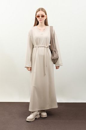 لباس حجاب بژ زنانه رگولار ZÜLAYS - کد 886192775