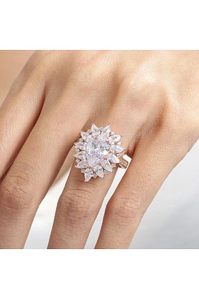 انگشتر نقره زنانه زیرکن Effective Diamond - کد 886206355