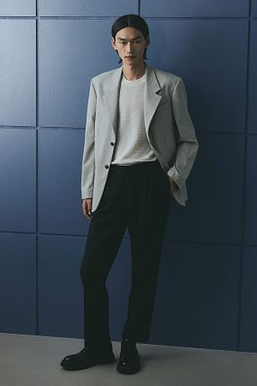 شلوار مشکی مردانه رگولار H&M - کد 886207525