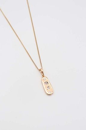 گردنبند استیل ( فولاد ) صورتی استیل (فولاد) SİMİ TAKI - کد 886209307