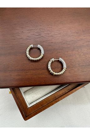 گوشواره جواهر طوسی زیرکن Jerie - کد 886219119
