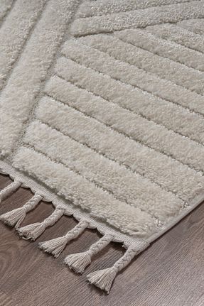 فرش بژ آنتی آلرژی SİMEREV HALI HOME CONSEPT - کد 858455531