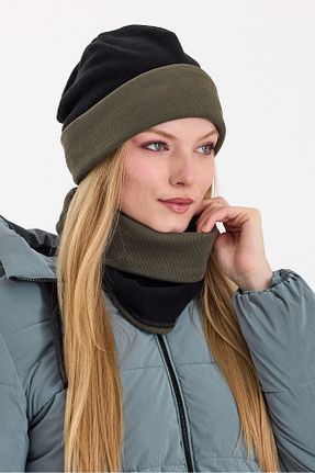 کلاه پشمی مشکی زنانه پنبه ای Butikgiz - کد 886234254