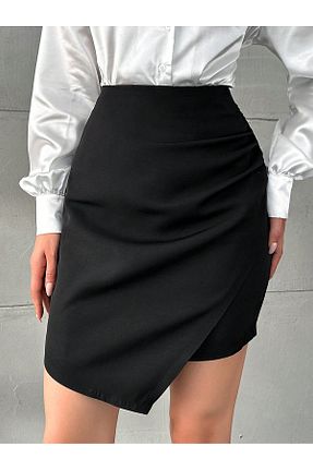 دامن مشکی زنانه مخلوط پلی استر Cool Smart - کد 886240289