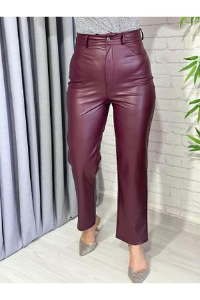 شلوار زرشکی زنانه پاچه لوله تفنگی Aysel Boutiquee - کد 886252118