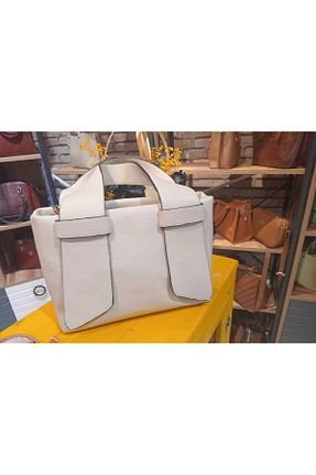 کیف دوشی سفید زنانه چرم مصنوعی nostalji silver - کد 886311626