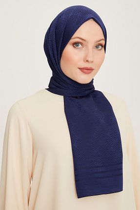 شال سرمه ای زنانه پلی استر Belli - کد 886419804
